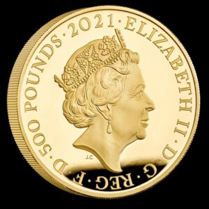 2021 Proof 5oz The Who Gold Coin Music Legends Boxed