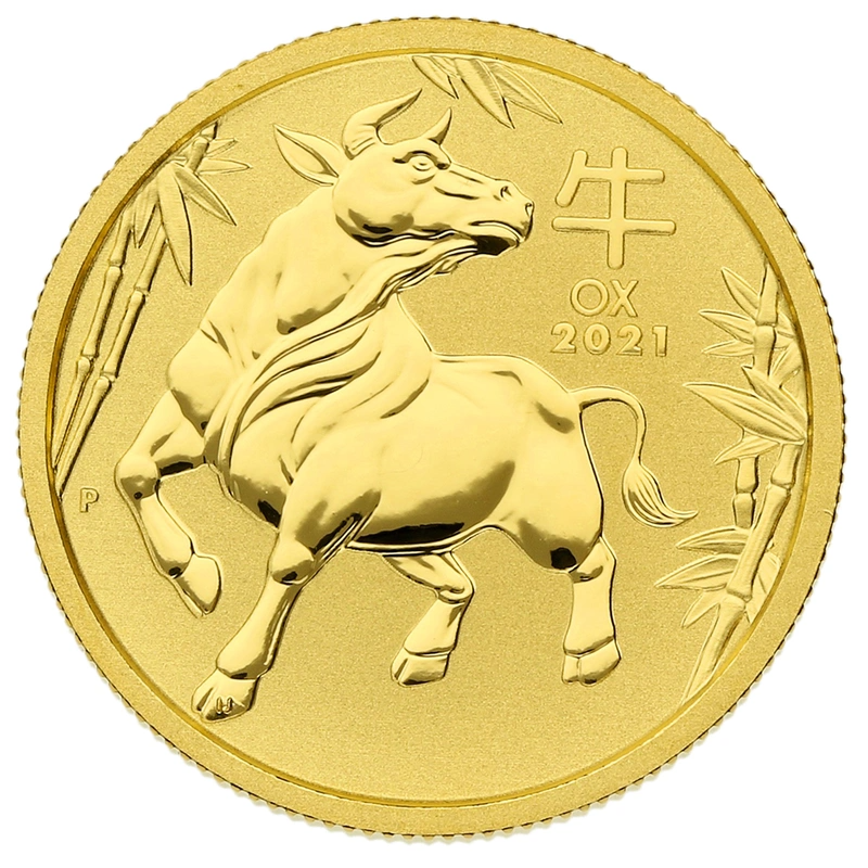 2021 1/4 oz Year of the Ox Gold Coin