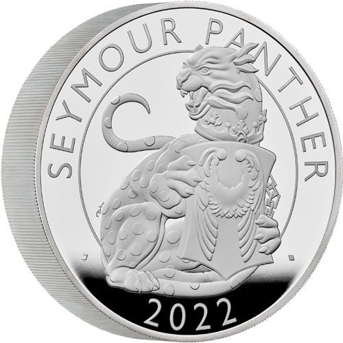 2022 10 oz Proof British Silver Tud