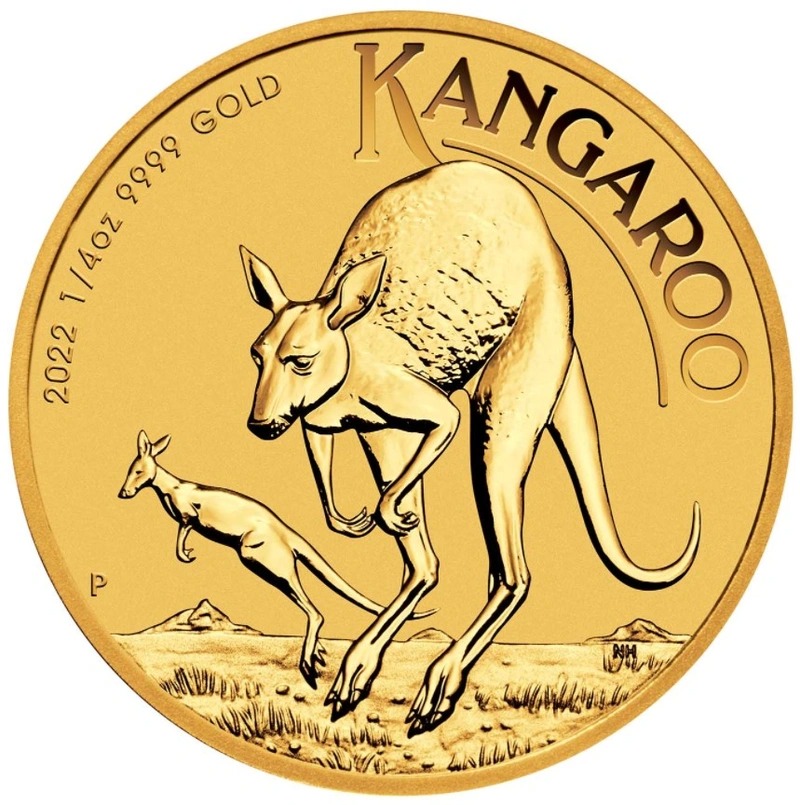 2022 1/4 oz Australian Kangaroo Gold
