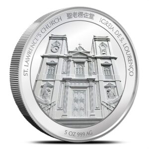 2022 5 oz Proof Macau Silver Lunar Tiger Coin