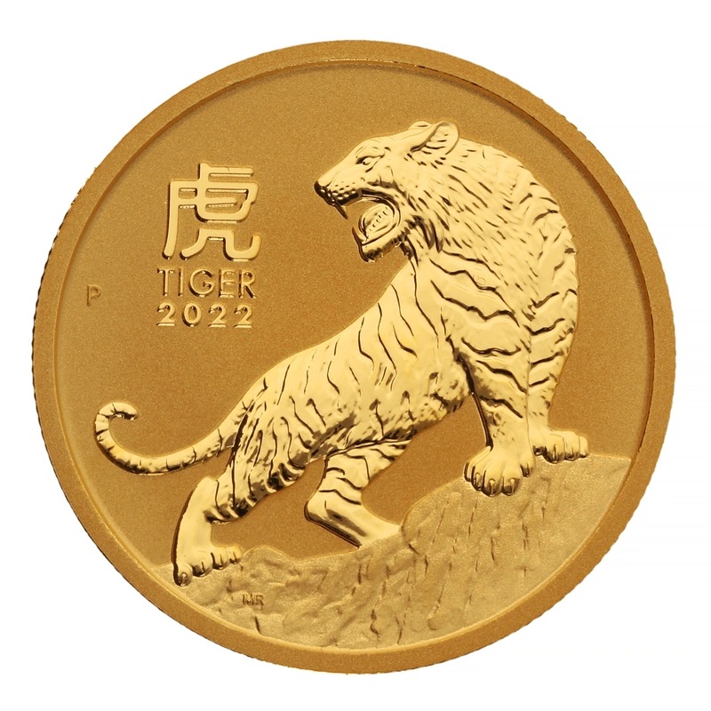 2022 1/2 oz Year of the Tiger Gold