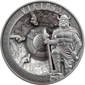 1 Kilo Antique Samoa Silver Vikings