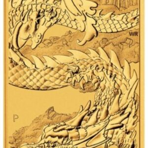 2023 1 oz Dragon Rectangular Gold Ba
