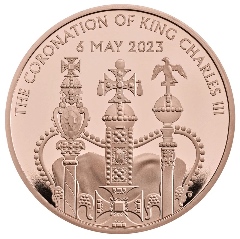 2023 £5 Gold Crown Coronation of Kin