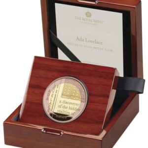 2023 Proof £2 Gold Coin Ada Lovelace