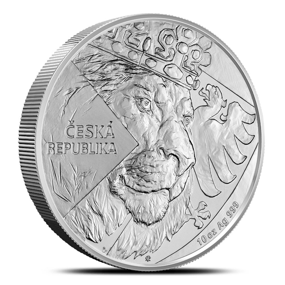 2024 10 oz Niue Czech Lion Silver Co