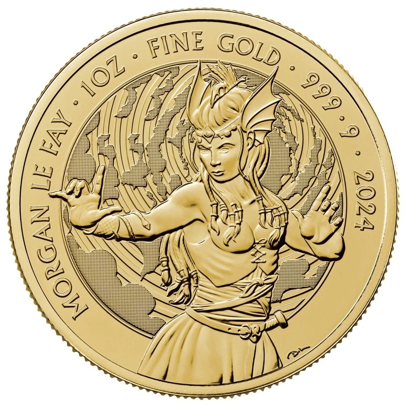 2024 1 oz Morgan Le Fay Gold Coin My