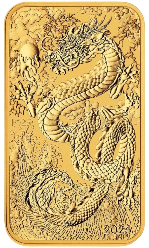2024 1 oz Perth Mint Dragon Rectangu