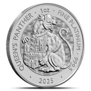 1 oz British Platinum Tudor Beasts