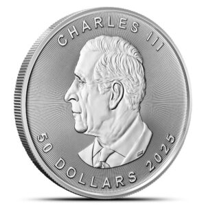 2025 1 oz Canadian Platinum Maple Leaf Coin (BU)