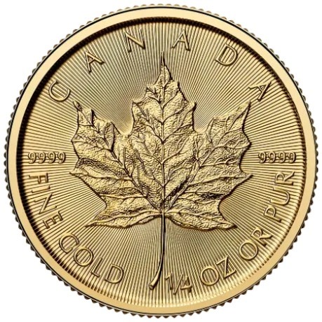 2025 1/4 oz Canadian Maple Leaf Gold