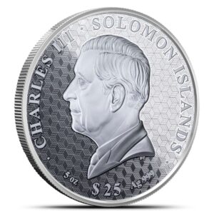 2025 5 oz Proof Solomon Islands 100th Anniversary Mt Rushmore Silver Coin (Box + CoA)