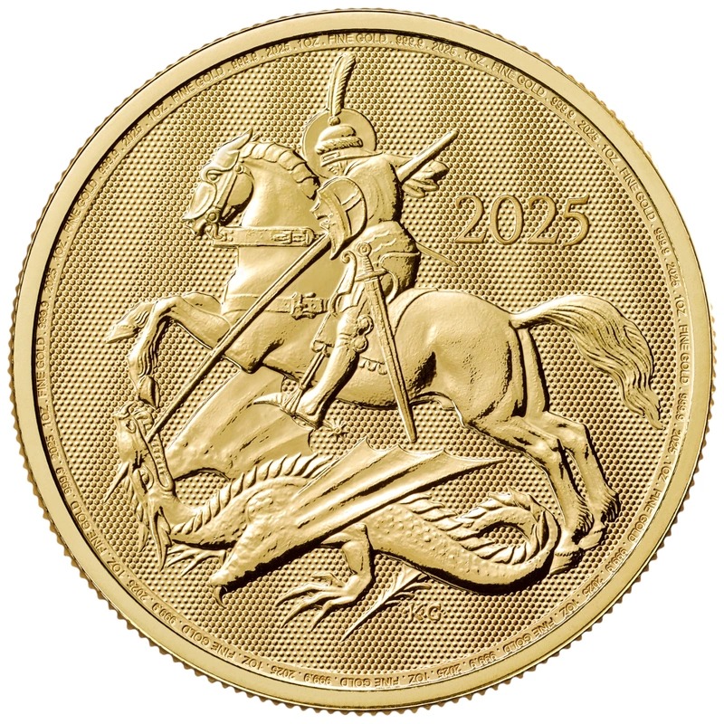 2025 1 oz St George and the Dragon