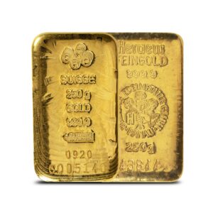 Buy 250 Gram Gold Bars