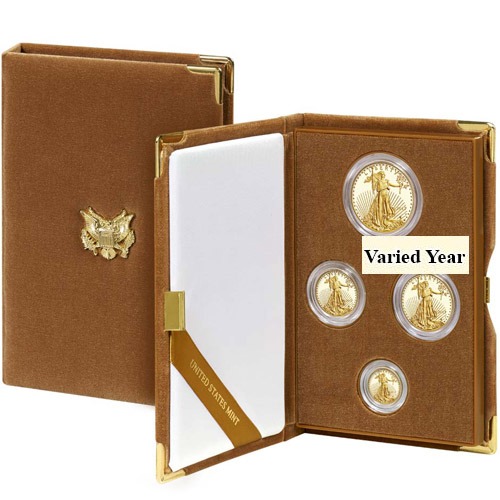 4-Coin Proof American Gold Eagle Set