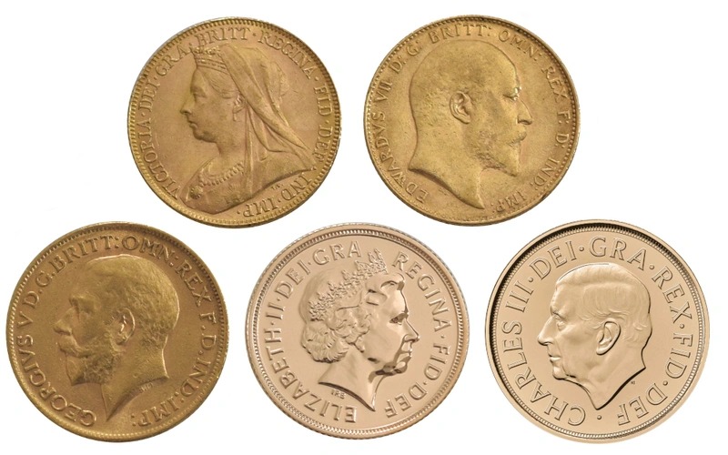 Buy 5 Sovereign Portrait Set