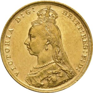 Great Britain Gold Sovereign Coin Qu