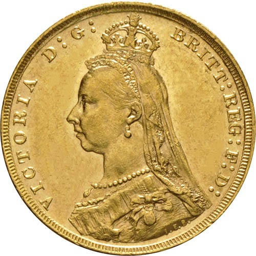 Great Britain Gold Sovereign Coin Qu