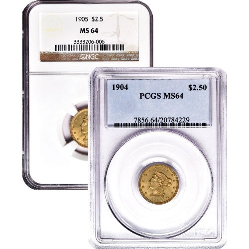 $2.50 Liberty Gold Quarter Eagle Co