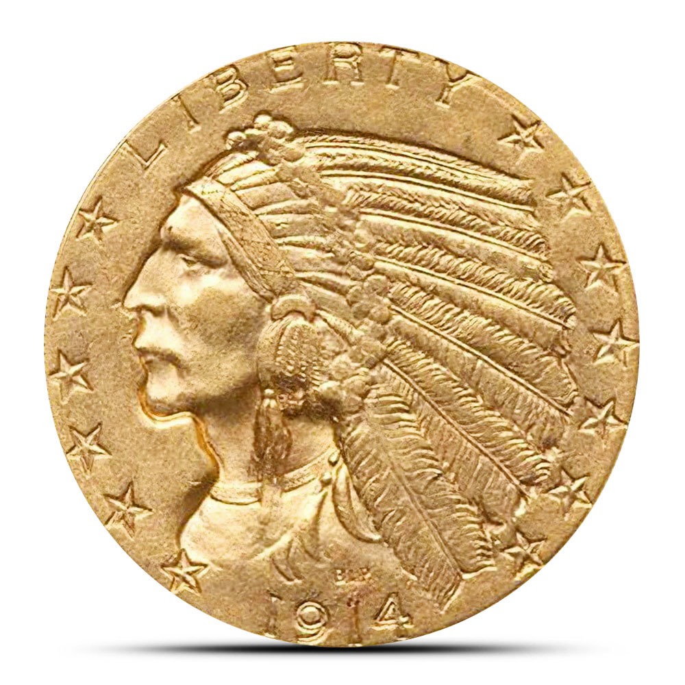 Pre-33 $5 Indian Gold Half Eagl