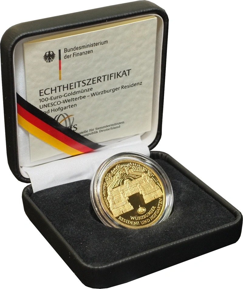 2010 Proof German 100 Euro Gold Coin