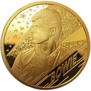 2020 2 oz Music Legends David Bowie Gold Proof Coin