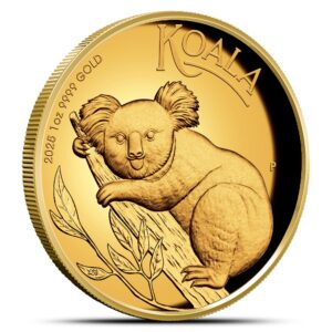 2025 1 oz Proof Australian Gold Koala Coin (High Relief)